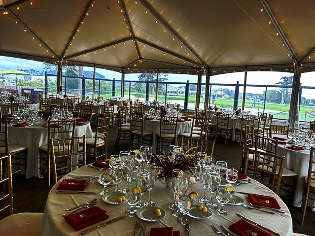 We are loving our new Tented Terrace! Twice as many beautiful market lights as before! It’s bright, beautiful, and ready to host your next special event!
 
#events #golfclubreceptions #golfclubreception #golfclubtournaments
#weddings #loveislove #planningisfun #specialevents #tentedterrace
#sanfrancisco #golfcoursewedding #presidio #presidiogolfcourse #touchstonegolf
#presidiosf